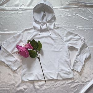 Under amour white pullover hoodie  women small